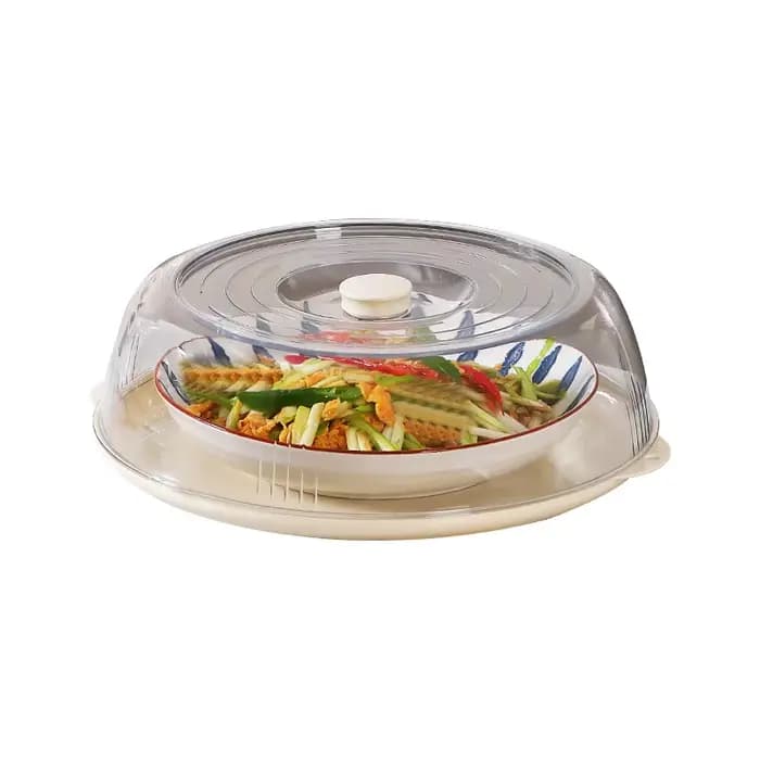 Couvercle d'isolation alimentaire domestique Transparent, empilable, anti-poussière, couverture d'isolation alimentaire pour insectes, Gadgets de cuisine réutilisables