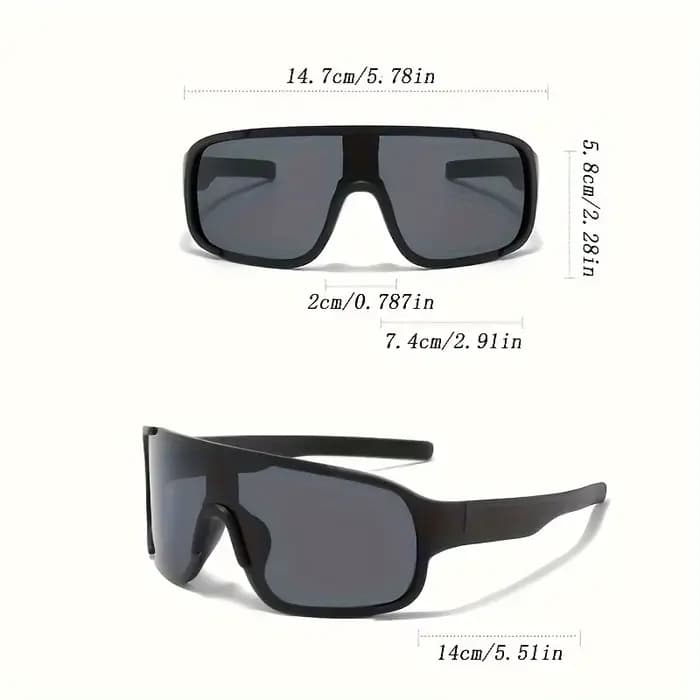 1/3 paires de lunettes de soleil enveloppantes de qualité supérieure