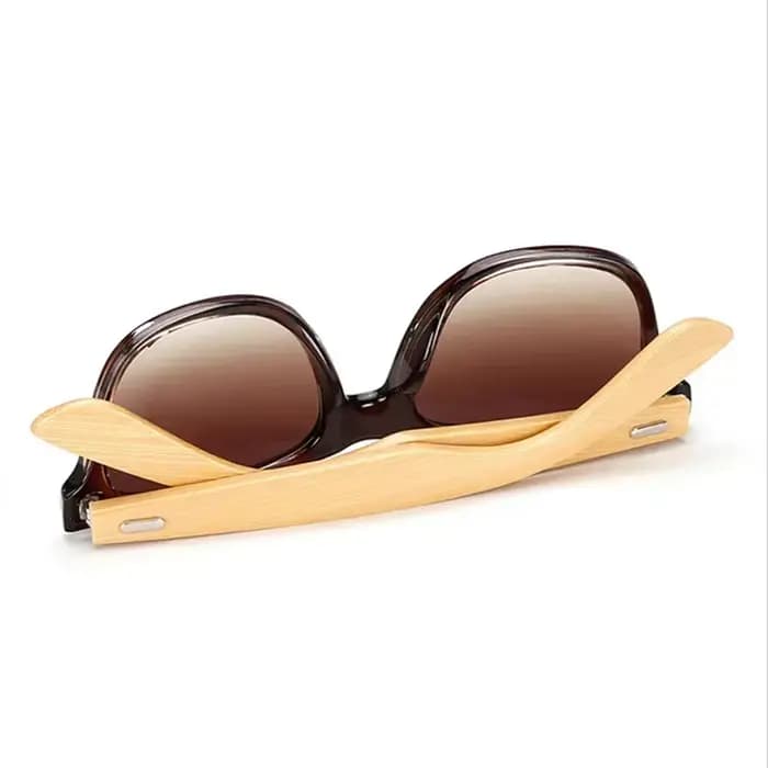 Lunettes de soleil en bois naturel pour hommes et femmes