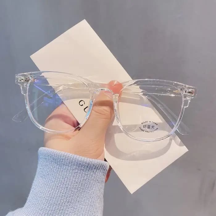 Lunettes de myopie à finition transparente pour hommes et femmes