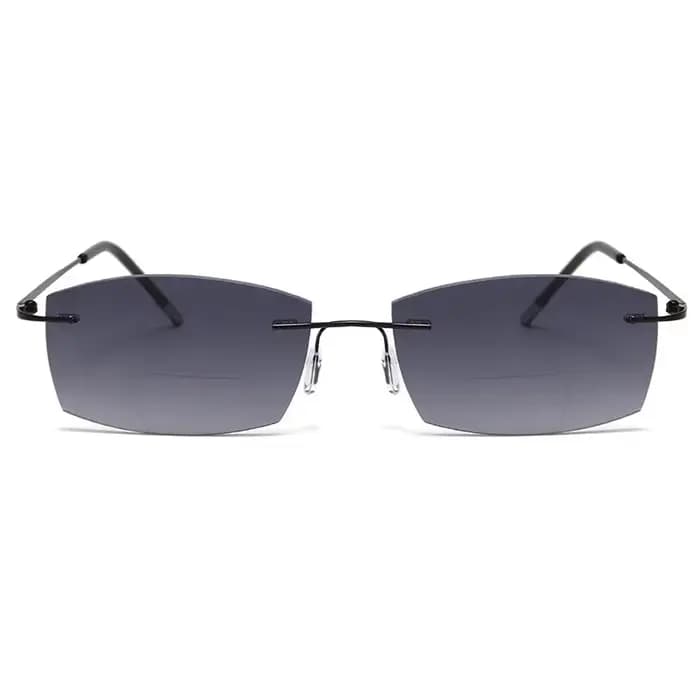 Lunettes de lecture bifocales sans cadre pour hommes