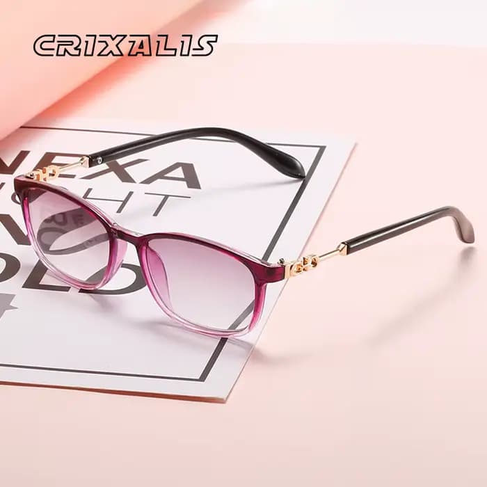 CRIXALIS luxe lunettes de lecture solaire pour femmes mode dégradé lentille dame lecteurs