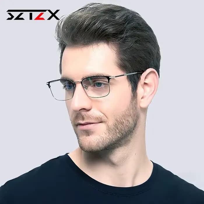 SZTZX ultraléger hommes lunettes d'affaires
