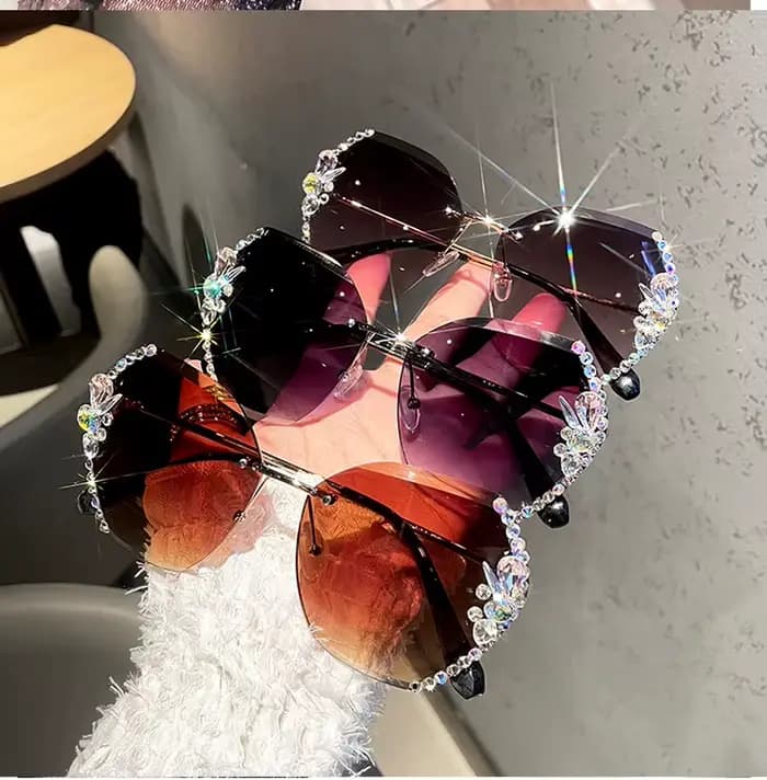 Lunettes de soleil en biscuits pour femmes