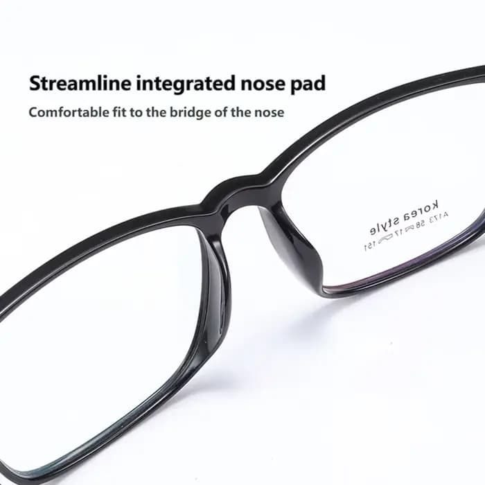 Lunettes carrées surdimensionnées pour grand visage TR90
