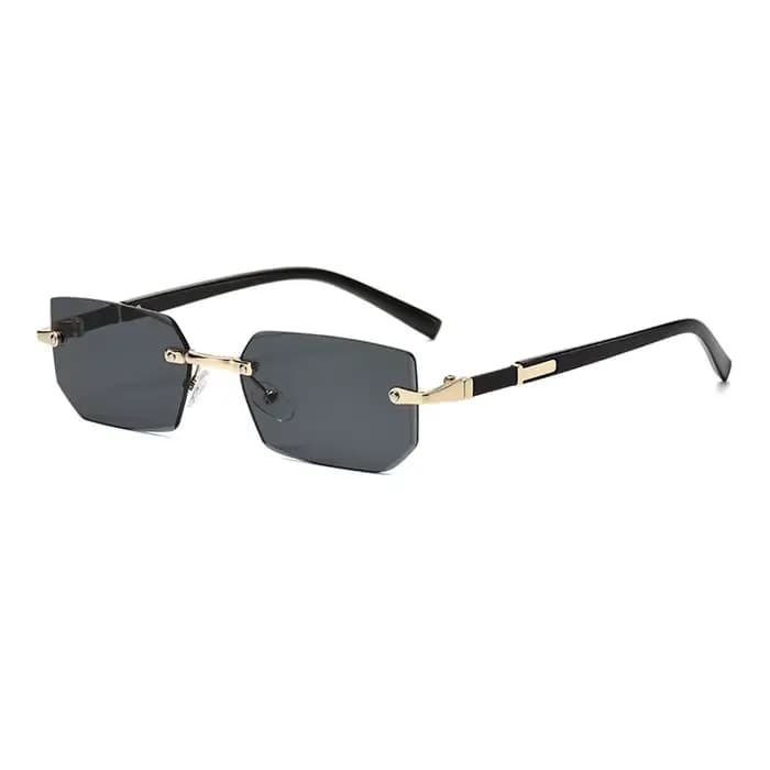 Lunettes de soleil sans monture tendance pour hommes et femmes
