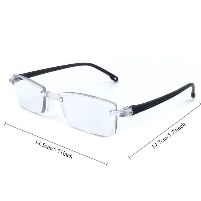 1 paire de lunettes de mode sans monture