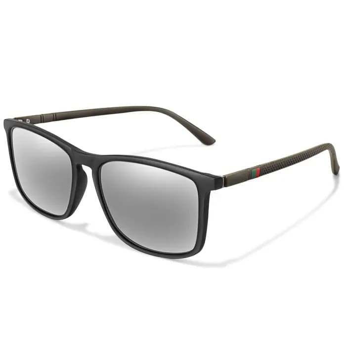 Lunettes de soleil carrées vintage polarisées pour hommes et femmes