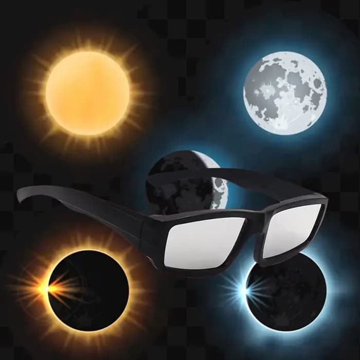 Lunettes d'observation d'éclipse solaire professionnelles