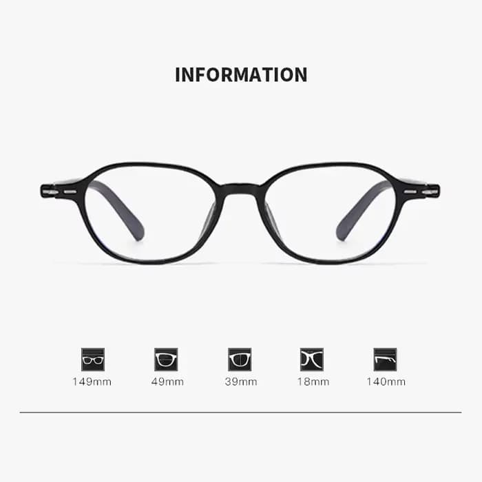 Nouvelles lunettes ovales rétro à couleur changeante