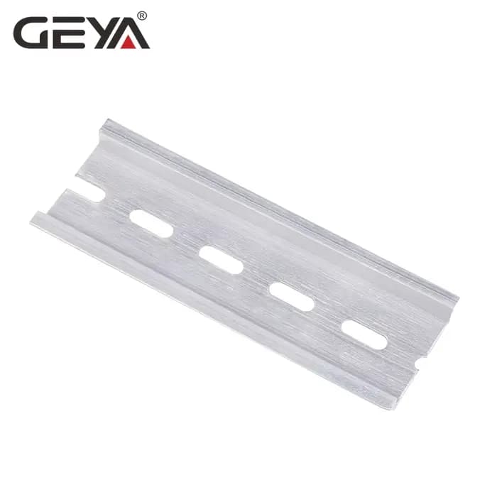GEYA Rail de guidage en aluminium universel Type 35mm Rail DIN fendu Long 10cm 20cm 15cm 30cm épaisseur 1mm