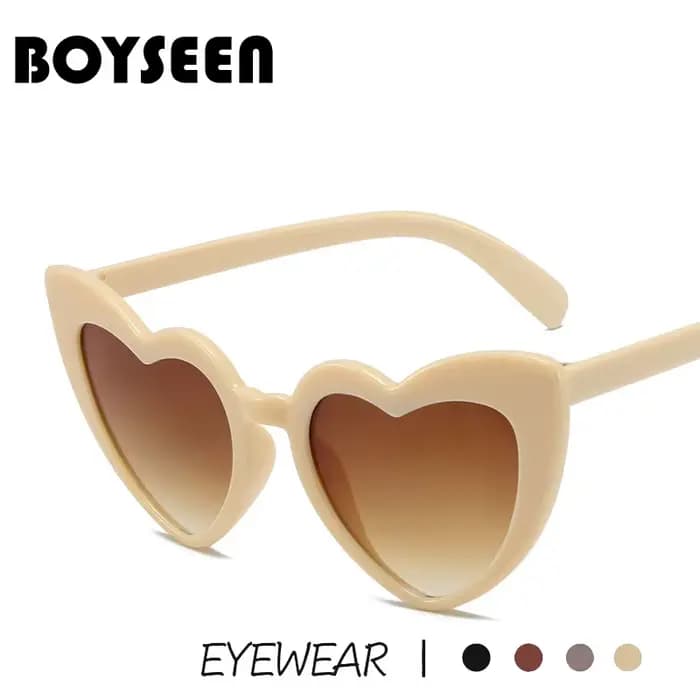 Lunettes de soleil en forme de cœur pour fête d'enterrement de vie de jeune fille