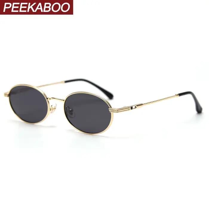 Peekaboo – lunettes ovales rétro pour hommes et femmes
