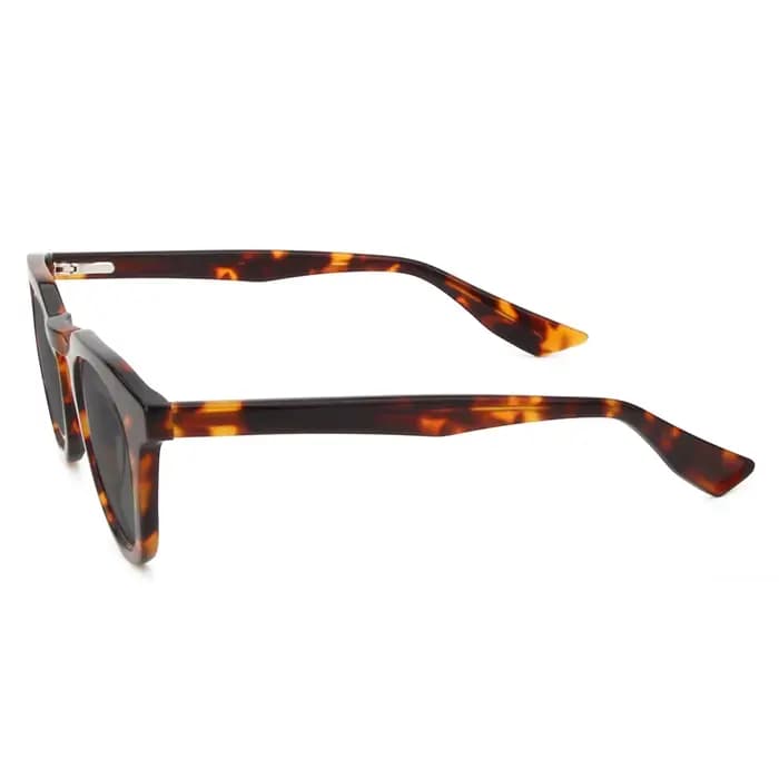 Vintage coquille de tortue lunettes de soleil pour hommes femmes rétro rond