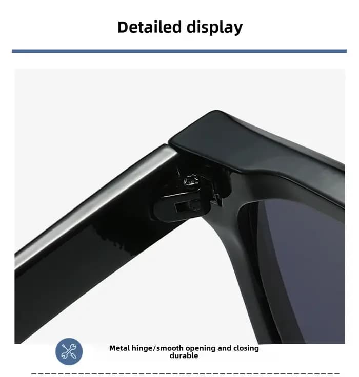 Ensemble de lunettes tendance pour hommes, monture carrée rétro, haut de gamme