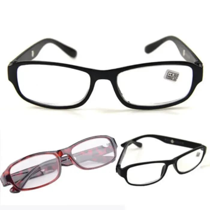 Lunettes de lecture à monture en plastique pour hommes et femmes