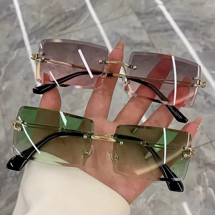 Lunettes de soleil sans monture pour femmes