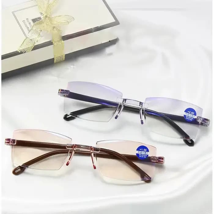 Lunettes de lecture bifocales sans monture pour hommes et femmes