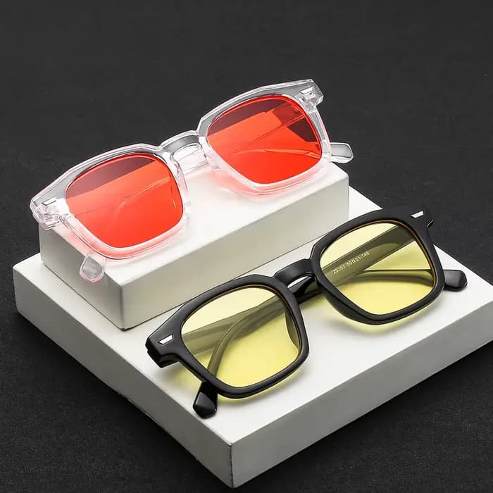 Lunettes de soleil vintage ultralégères unisexes