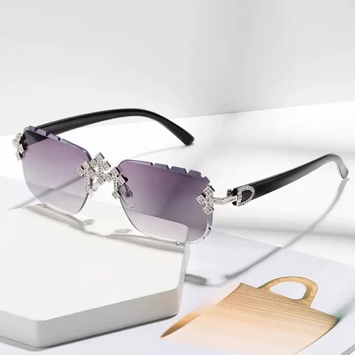 Nouvelles lunettes de mode sans monture pour hommes et femmes