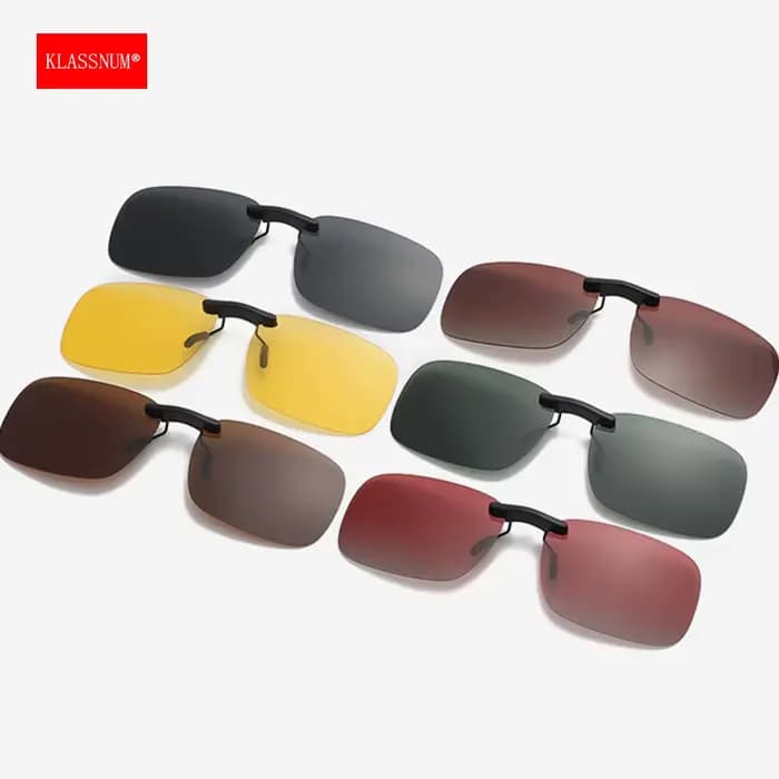 Lunettes de soleil polarisées sans monture pour hommes et femmes