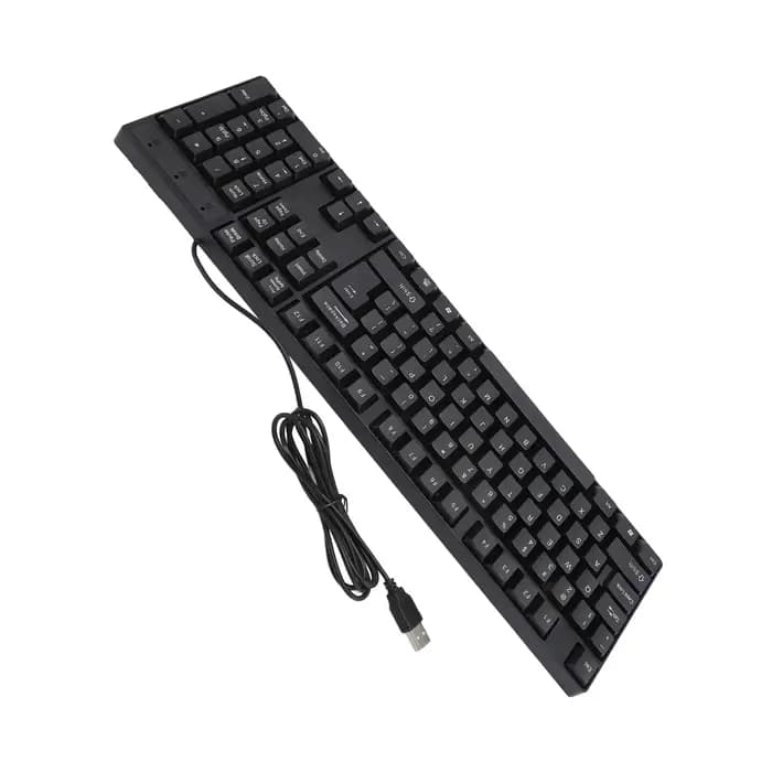 104 touches USB clavier filaire anglais/russe/espagnol/français langue conception ergonomique clavier de jeu pour ordinateurs portables de bureau ordinateurs de bureau