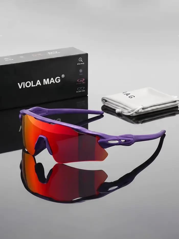 Lunettes de soleil demi-cerclées intégrées VIOLA MAG