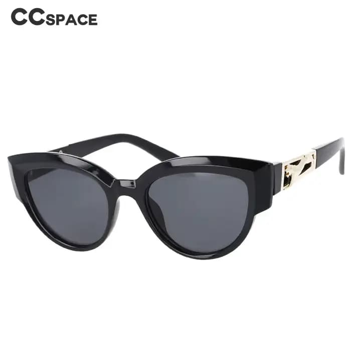 Lunettes de soleil œil de chat léopard vintage pour femmes