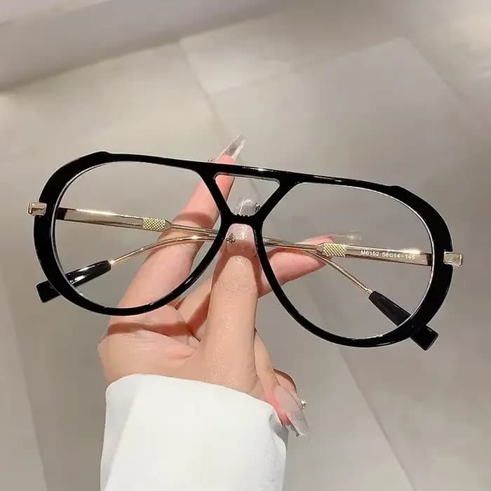 Lunettes De Soleil pilote Vintage à grande monture pour femmes et hommes