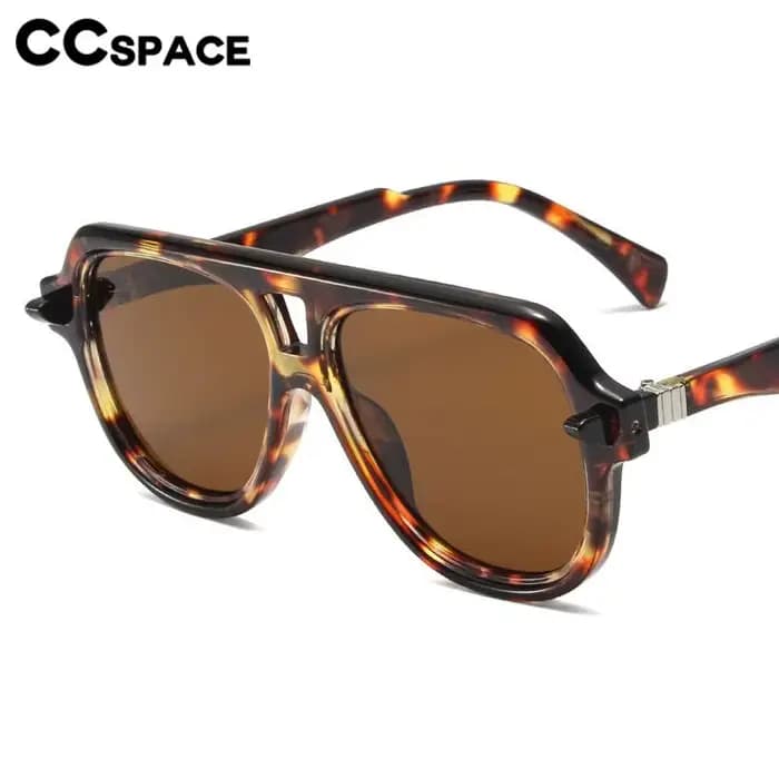 Lunettes de soleil rétro à double poutre pour hommes et femmes