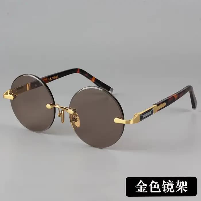 Lunettes de soleil rondes Vintage pour hommes et femmes