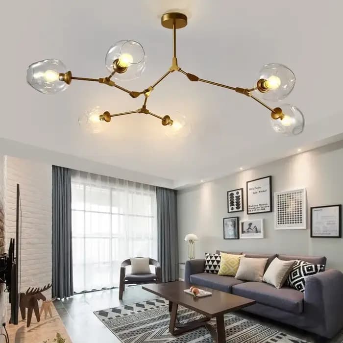 Lustre en verre Ludeviation moderne pour LOFT, plafonnier LED, suspension, salon, salle à manger, décoration d'intérieur, confliclights, luminaires de cuisine
