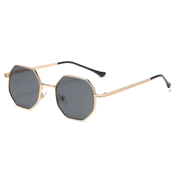Lunettes de soleil Vintage monture métallique de luxe mode