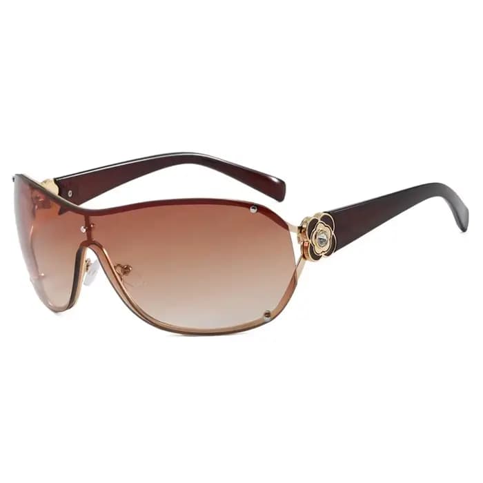 Lunettes de soleil Y2K surdimensionnées tendance pour femmes et hommes