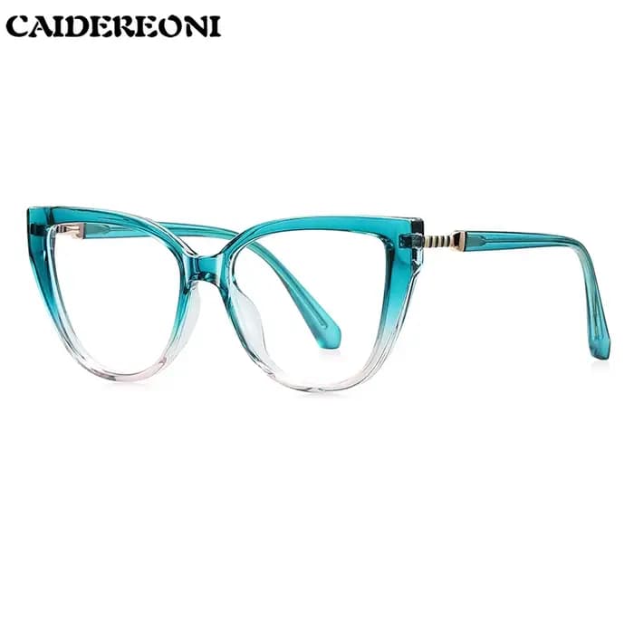 CAIDERONI Lunettes vintage œil-de-chat à monture large pour femme
