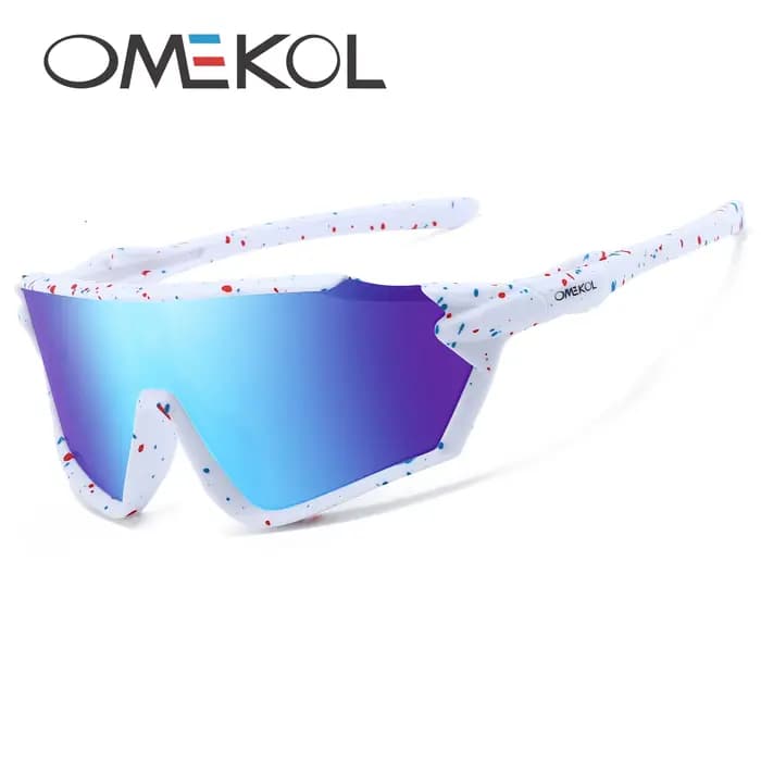 OMEKOL flambant neuf lunettes de cyclisme hommes femmes UV400