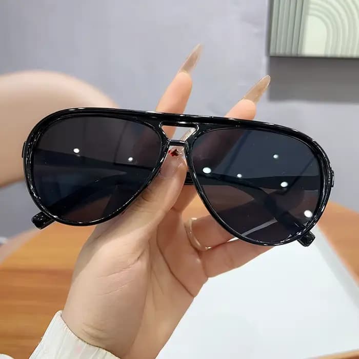 Lunettes de soleil tendance à Double faisceau pour femmes