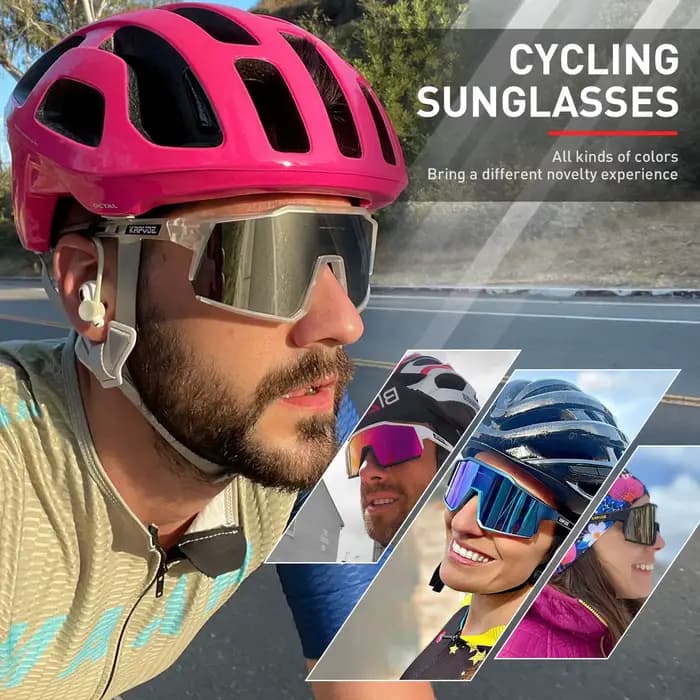 Kapvoe-Lunettes de soleil polarisées coupe-vent pour hommes