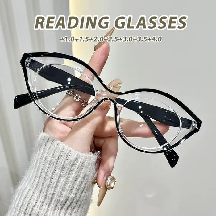Lunettes de lecture à la mode Oyalie Cat-Eye en forme d'oeil de chat unique