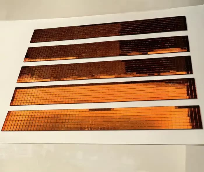 Mosaïque de miroir en verre autocollante orange, 2400 pièces de carreaux de miroir 5x5mm pour boule disco DIY, chapeau de cowboy, vase, bouteille, décoration intérieure
