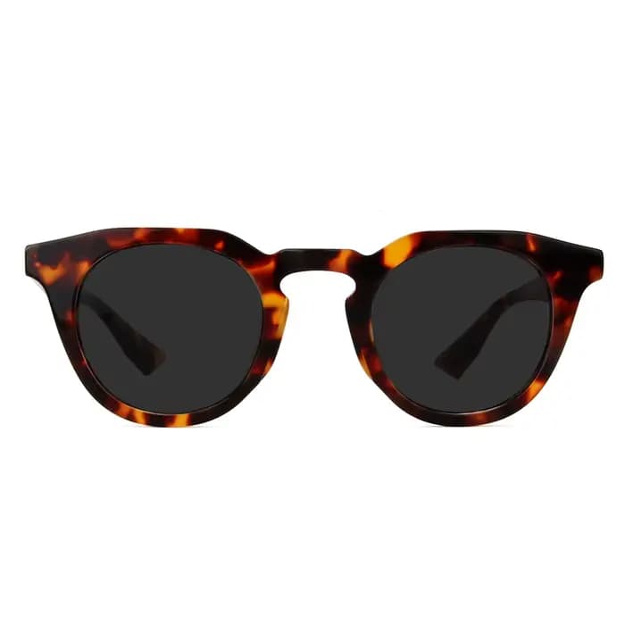Vintage coquille de tortue lunettes de soleil pour hommes femmes rétro rond