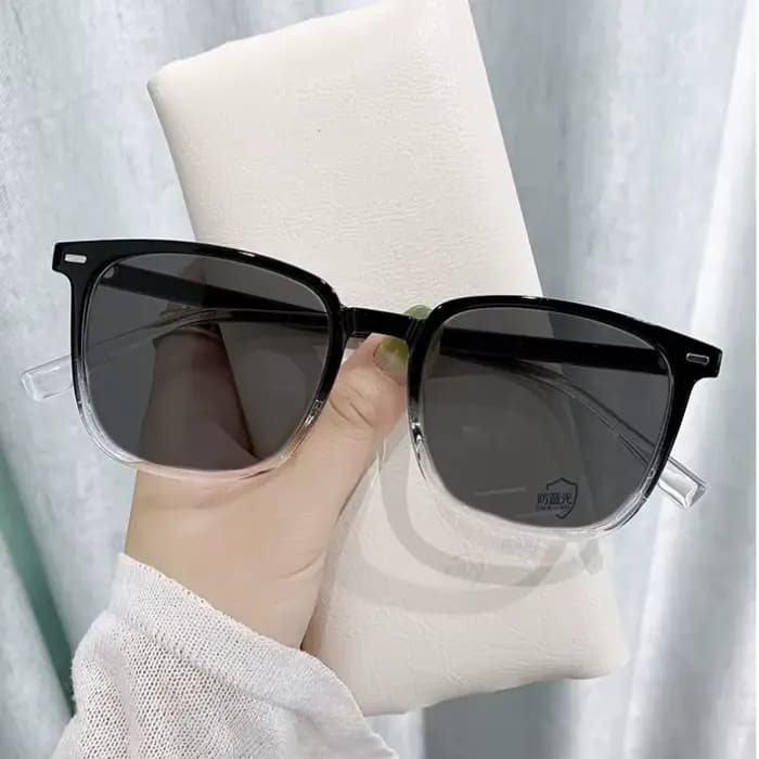 Femmes mode lunettes de soleil populaires voyage en plein air cadre carré myopie