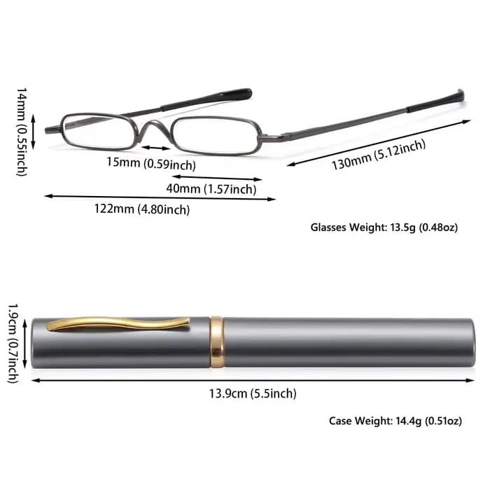 Lunettes de lecture ultrafines pour hommes et femmes