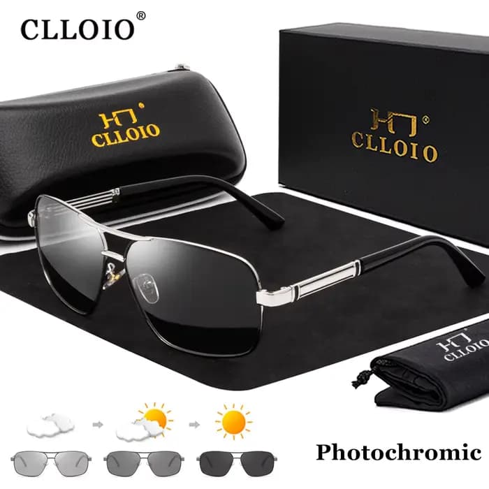 Lunettes de soleil photochromiques classiques pour hommes et femmes