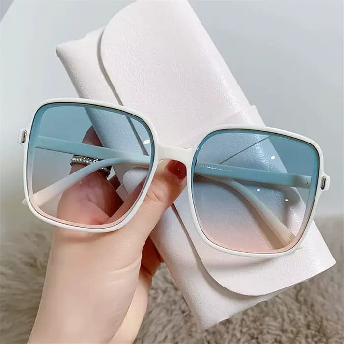 Respzed-Lunettes de soleil à grande monture pour femmes