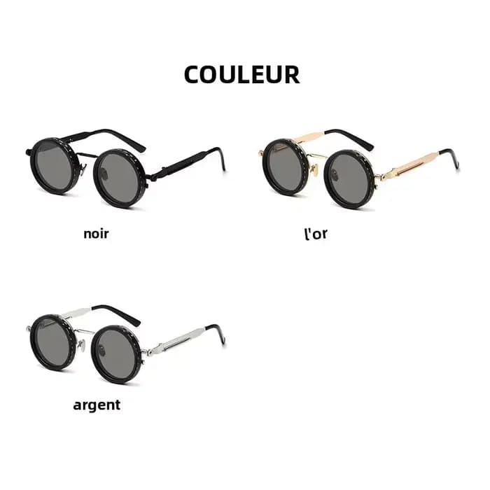 Lunettes de soleil rondes polarisées hommes ND9