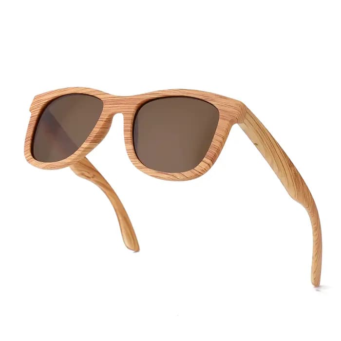 Plastiques bois bambou lunettes de soleil hommes femmes classique mode UV400 Vintage conduite