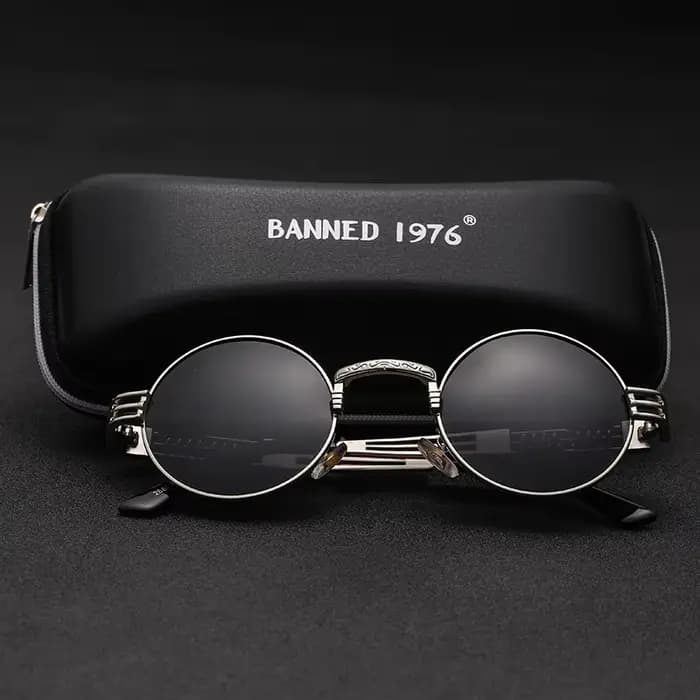 Lunettes de soleil Steampunk gothiques polarisées pour hommes et femmes