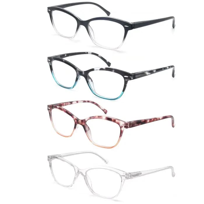 MODFANS lunettes de lecture pour femmes petits lecteurs de visage cadre classique