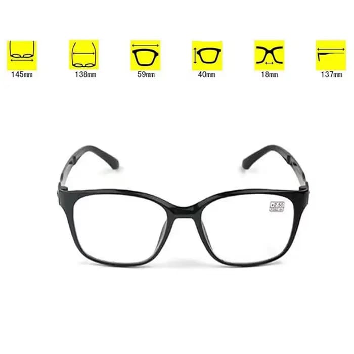 Lunettes de lecture anti-fatigue à branches flexibles